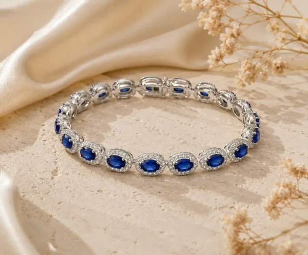 Pulsera piedra azul