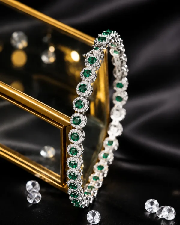 Pulsera piedra verde