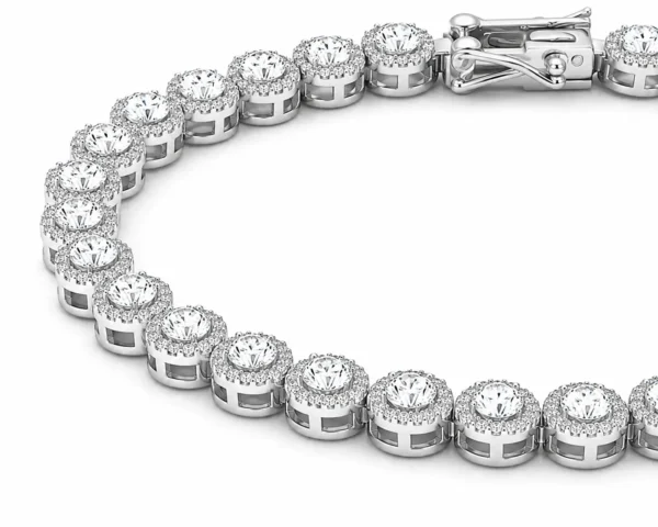 Pulsera piedra blanca