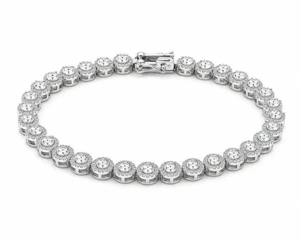 Pulsera piedra blanca