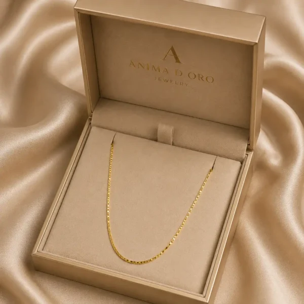 Cadena plana diamantada