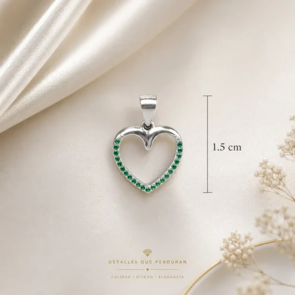 Dije Corazón Verde