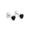 Aretes bisel blanco Alice