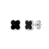 Aretes Cleef Negro Fiorella