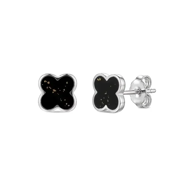 Aretes Cleef Negro Fiorella