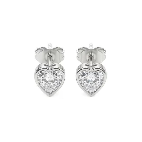 Aretes Corazon Bianca